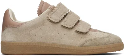 Isabel Marant Taupe Beth Sneakers In Brown