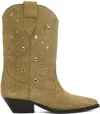 Isabel Marant Taupe Duerto Boots In 50ta Taupe