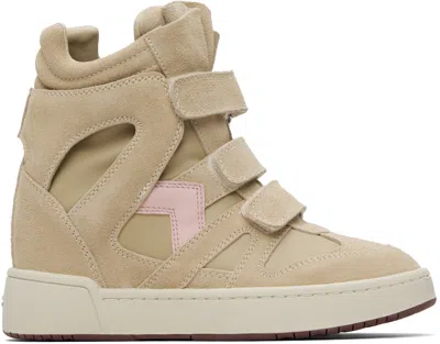 Isabel Marant Taupe Im3 Sneakers