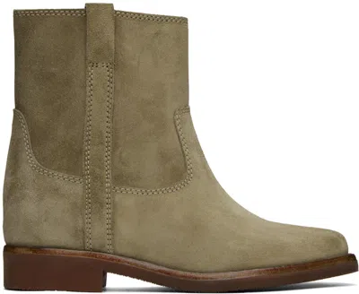 Isabel Marant Taupe Susee Boots In 50ta Taupe