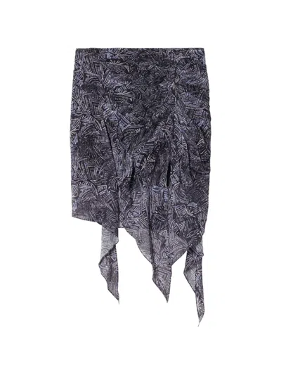 Isabel Marant Taylora Midi Skirt In Black