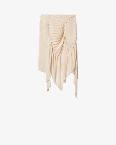 Isabel Marant Taylora Skirt In Neutral