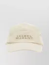 Isabel Marant Tedji Cotton Baseball Cap With Curved Visor In Beige