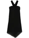 Isabel Marant Woman Mini Dress Black Size 4 Polyester In Black