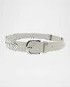Isabel Marant Tehora Leather Buckle Belt