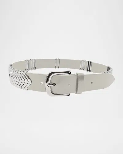 Isabel Marant Tehora Leather Buckle Belt