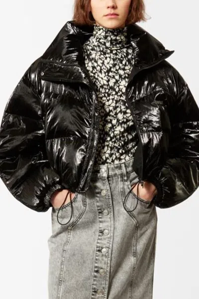 Isabel Marant Telia Puffer Coat In Black