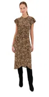 Isabel Marant Terena Dress In Leopard