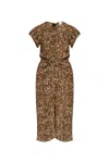 Isabel Marant Terena Dress In Brown