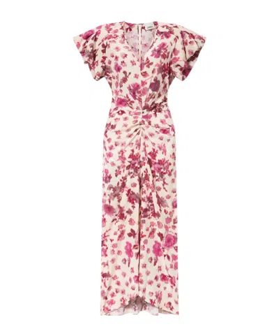 ISABEL MARANT TERENAE RUFFLED FLORAL DRESS