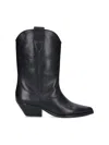 Isabel Marant Women Duerto Leather Boots In Black