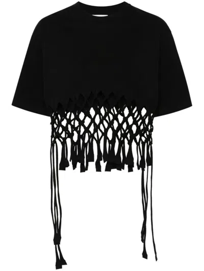 Isabel Marant Texan T-shirt With Bangs Clothing In Black