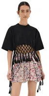 Isabel Marant Texana Cotton T-shirt In Black