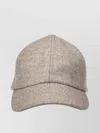 Isabel Marant Textured Fabric Curved Brim Hat
