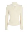 Isabel Marant Textured Loyana Blazer In Beige