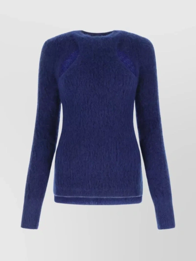 ISABEL MARANT TEXTURED MOHAIR RIBBED CREW-NECK SWEATER