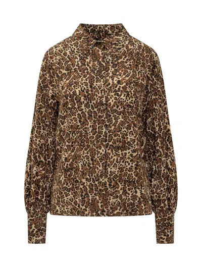 Isabel Marant Teysa-gd Shirt In Brown
