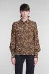 Isabel Marant 'teysa Silk Leopard Print In Animalier