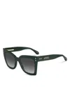 Isabel Marant The New Butterfly Sunglasses, 53mm In Green/gray