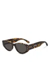 Isabel Marant The Wild Metal Navigator Sunglasses, 62mm In Havana