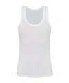Isabel Marant Logo-embroidered Scoop Neck Sleeveless Vest In White