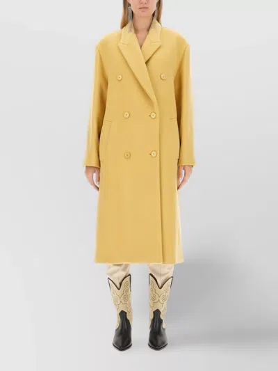 Isabel Marant Theodore Coat Double-breasted Notched Lapels