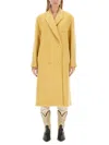 Isabel Marant Mustard Wool Blend Theodore Coat In Yellow