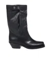 Shop Isabel Marant Ademe Boots In Black