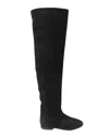 Isabel Marant Thigh High Boots In Black Suede In Black