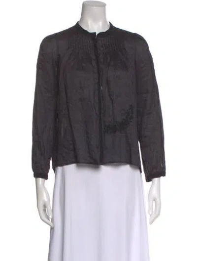 Pre-owned Isabel Marant Three-quarter Sleeve Blouse In Gray
