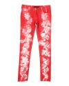 ISABEL MARANT TIE-DYE JEANS IN RED COTTON