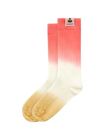 Isabel Marant Tie-dye Socks In Multi