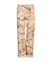 Isabel Marant Tie-dyed Pattern Trousers In Nude