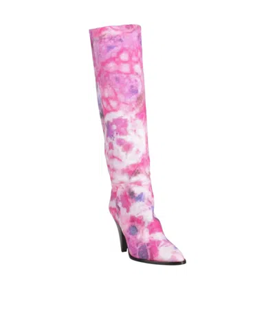 Isabel Marant Tie-dye Boots In Pink