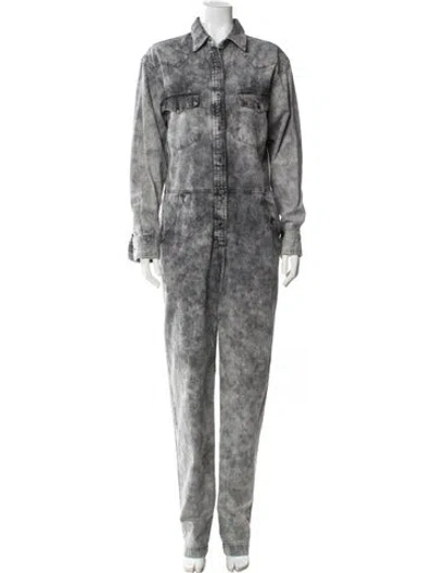 Pre-owned Isabel Marant Tie-dye Print Jumpsuit In Blue