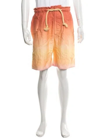 Pre-owned Isabel Marant Tie-dye Print Shorts W/ Tags In Yellow