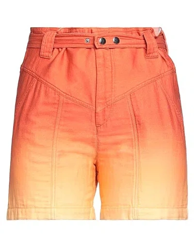 Isabel Marant Tie-dye Shorts In Orange