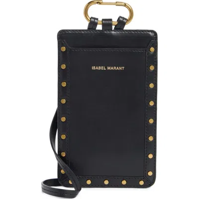 Isabel Marant Tieli Phone Crossobdy Bag In Black
