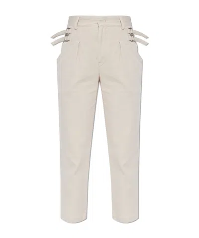 Isabel Marant Jeans With Belt Loops In White