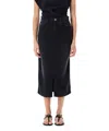 Isabel Marant Tilauria Midi Skirt In Black