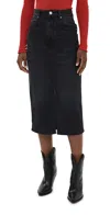 Isabel Marant Tilauria Skirt In Faded Black