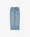 Isabel Marant Tilauria Skirt In Blue
