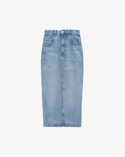 Isabel Marant Tilauria Skirt In Blue