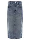 Isabel Marant 'pocketed Belt Loops Skirt'