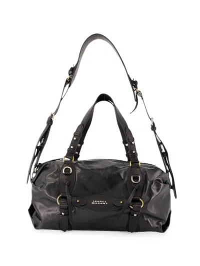 Isabel Marant Tilpa Logo-plaque Tote Bag In Black