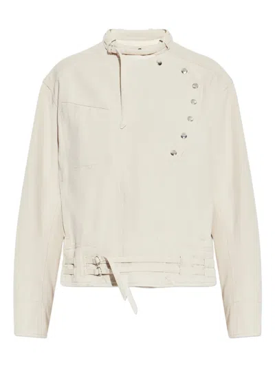 ISABEL MARANT TIMEA BUTTONED-BELTED JACKET
