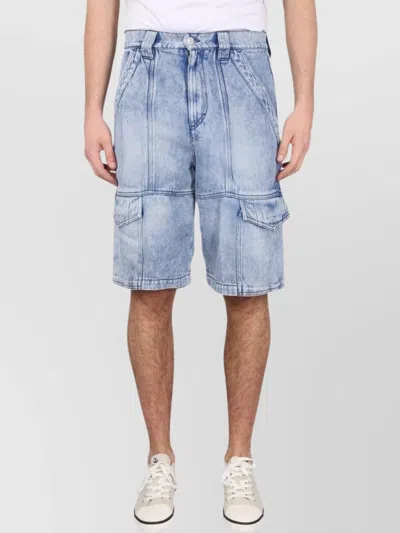ISABEL MARANT TIMY CARGO BERMUDA SHORTS POCKETS