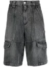 Isabel Marant Gray Timy Cargo Shorts In 灰色