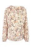 Isabel Marant Silk Shirt In Beige