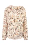 Isabel Marant Silk Shirt In Beige